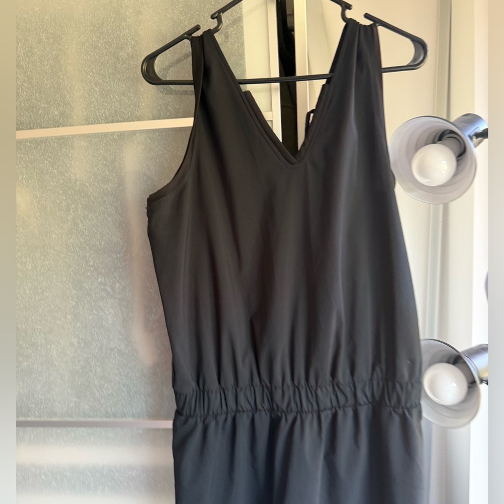 Lole Black V-Neck Mini Dress Size L - Picture 4 of 7